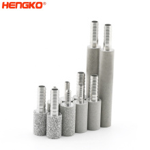 Sintered 316L porous stainless steel micro bubble diffuser air sparger for Malted food drinks soda water